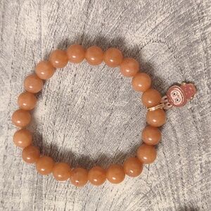 Labubu Beaded Bracelet With Charm